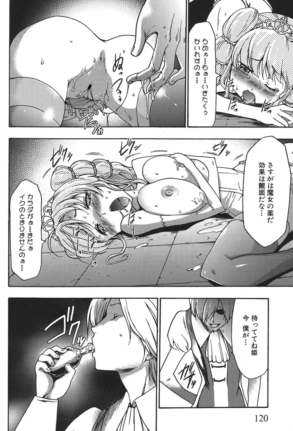 幼姫夜語 眠れないイバラ姫のHな秘め事 121ページ