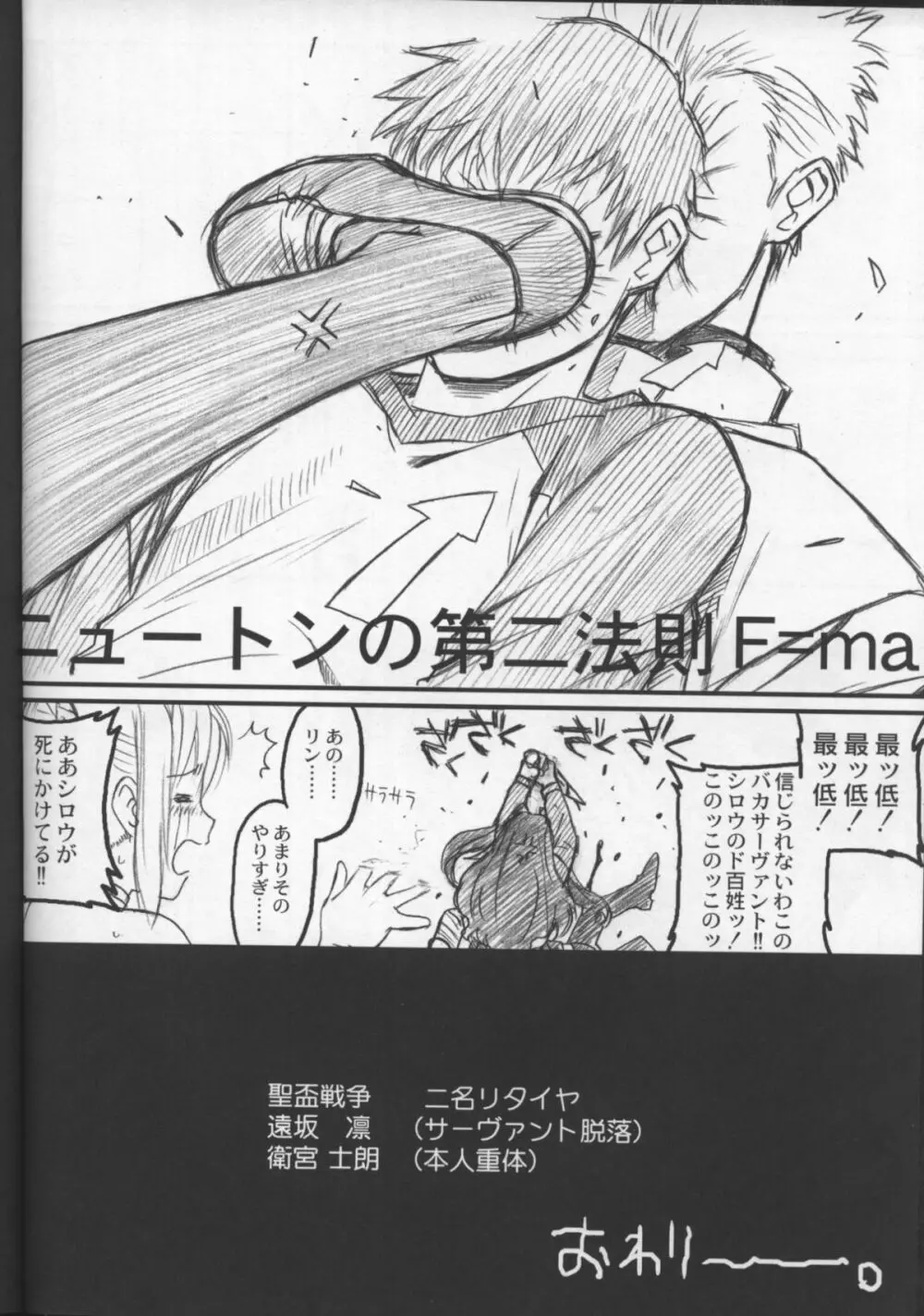 Fate/試製四式同人 21ページ
