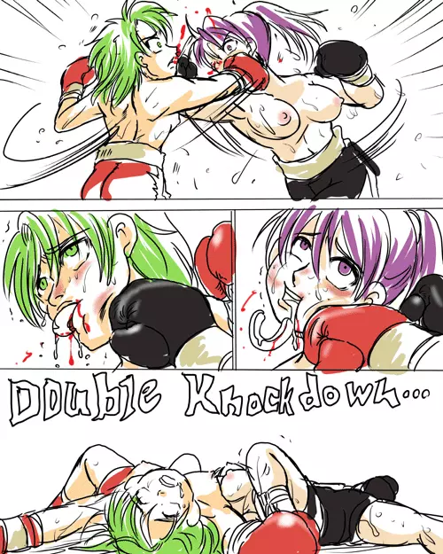 Girl vs Girl Boxing Match 4 by Taiji 11ページ