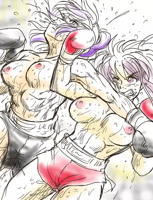 Girl vs Girl Boxing Match 4 by Taiji 6ページ