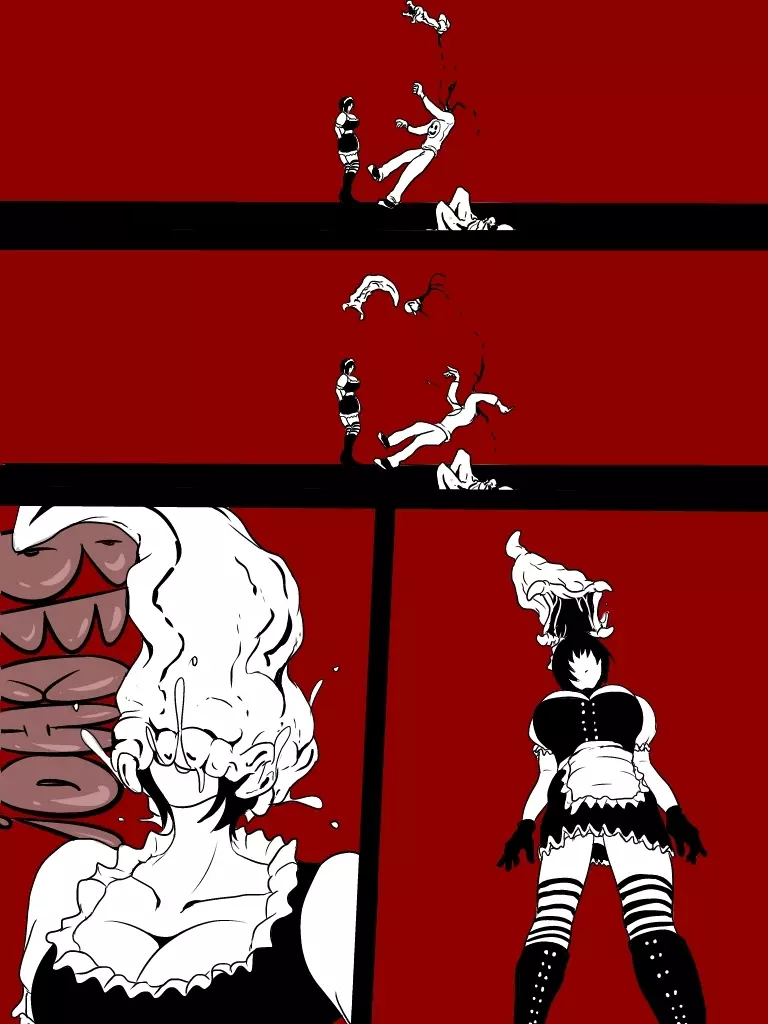 Maid vs Vore Monster 6ページ