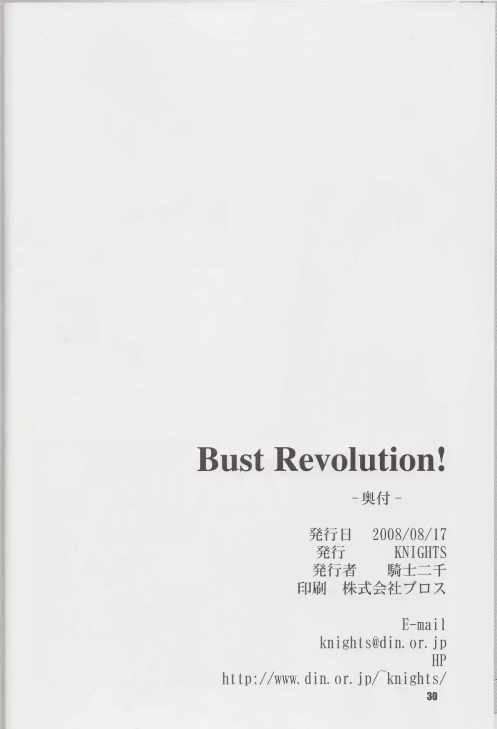 Bust Revolution! 29ページ