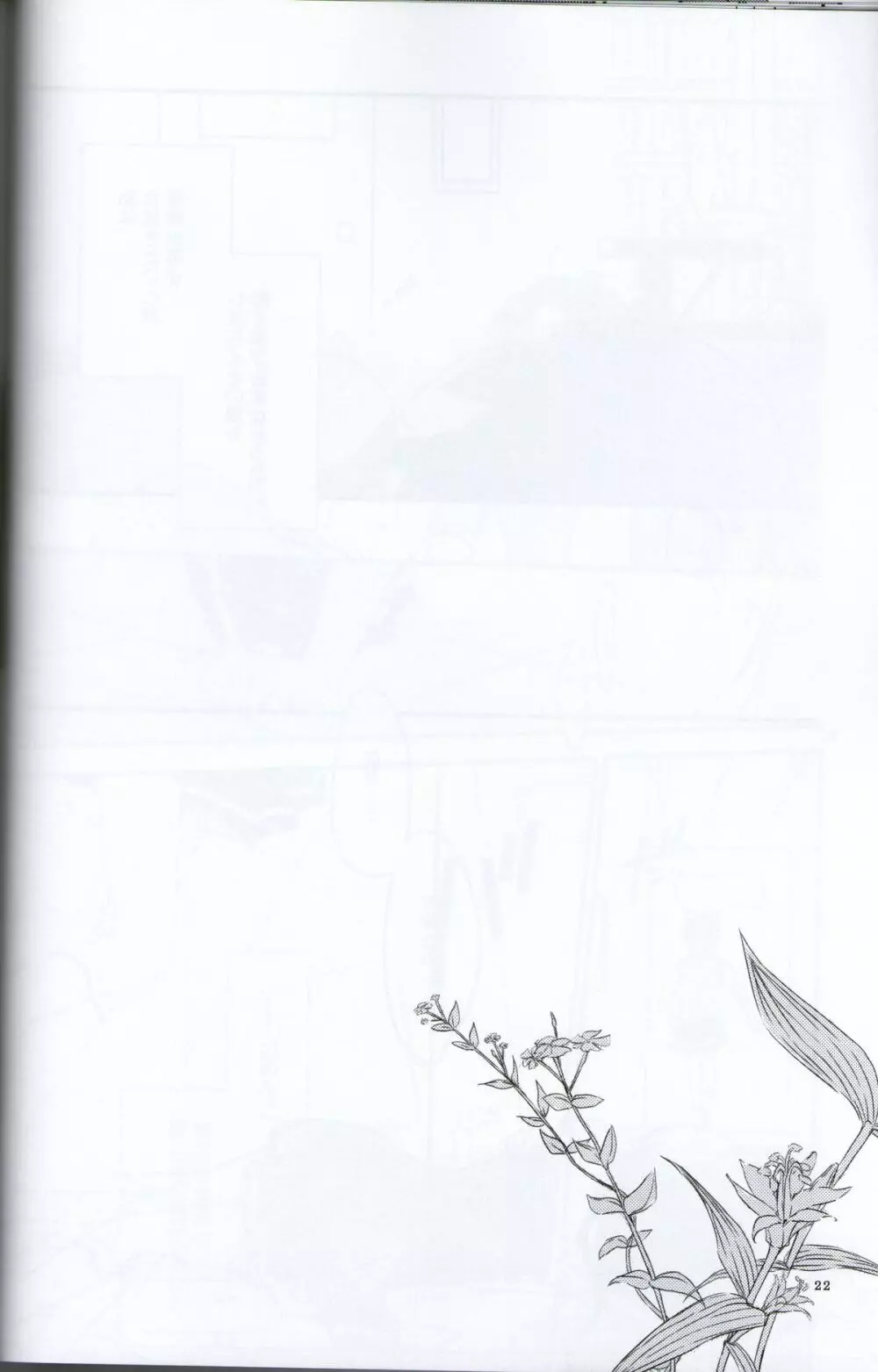 テイカカズラの花と杜鵑草 20ページ