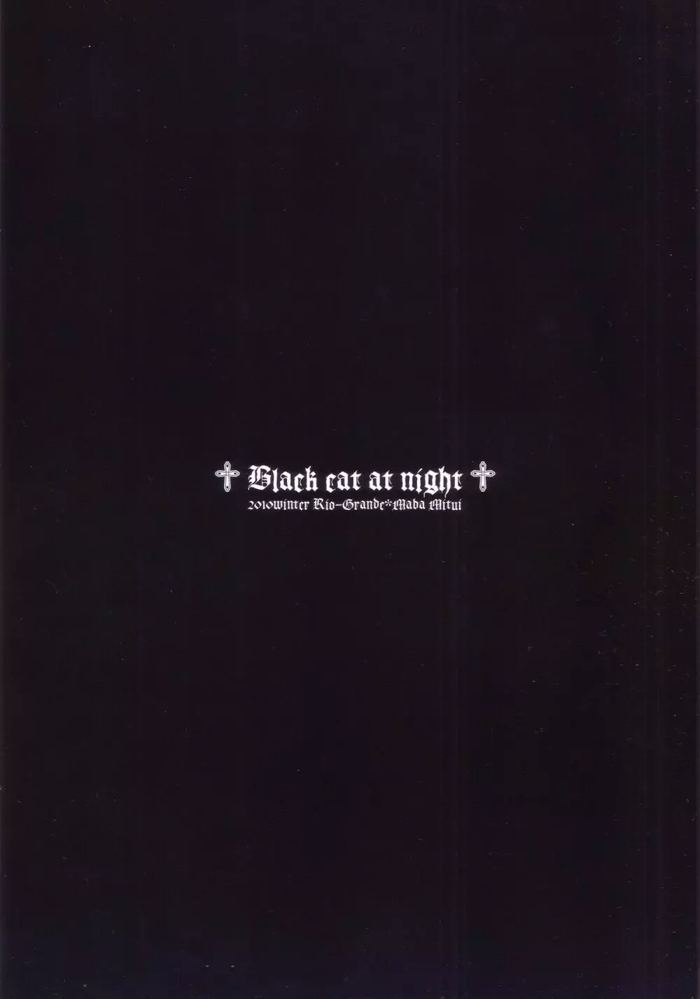Black cat at night 18ページ