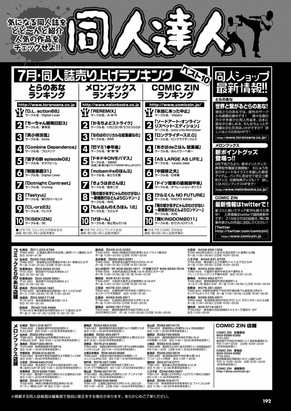 COMIC プルメロ 2012年11月号 191ページ