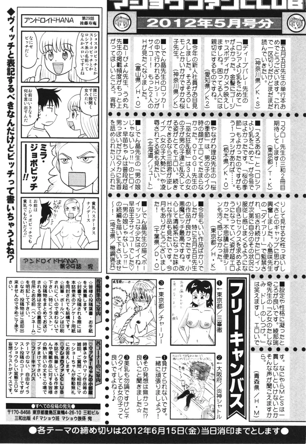 コミック・マショウ 2012年7月号 255ページ