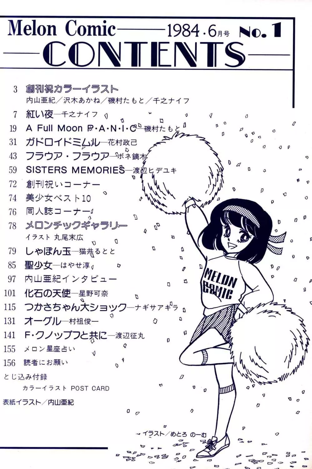 Melon Comic No. 01, メロンコミック 昭和59年6月号 4ページ