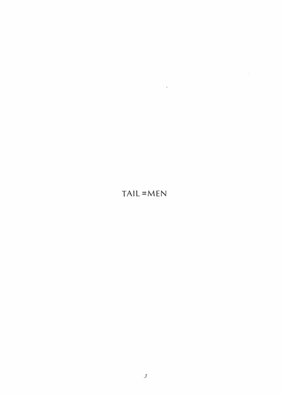 TAIL-MEN LEIJI MATSUMOTO BOOK 2ページ