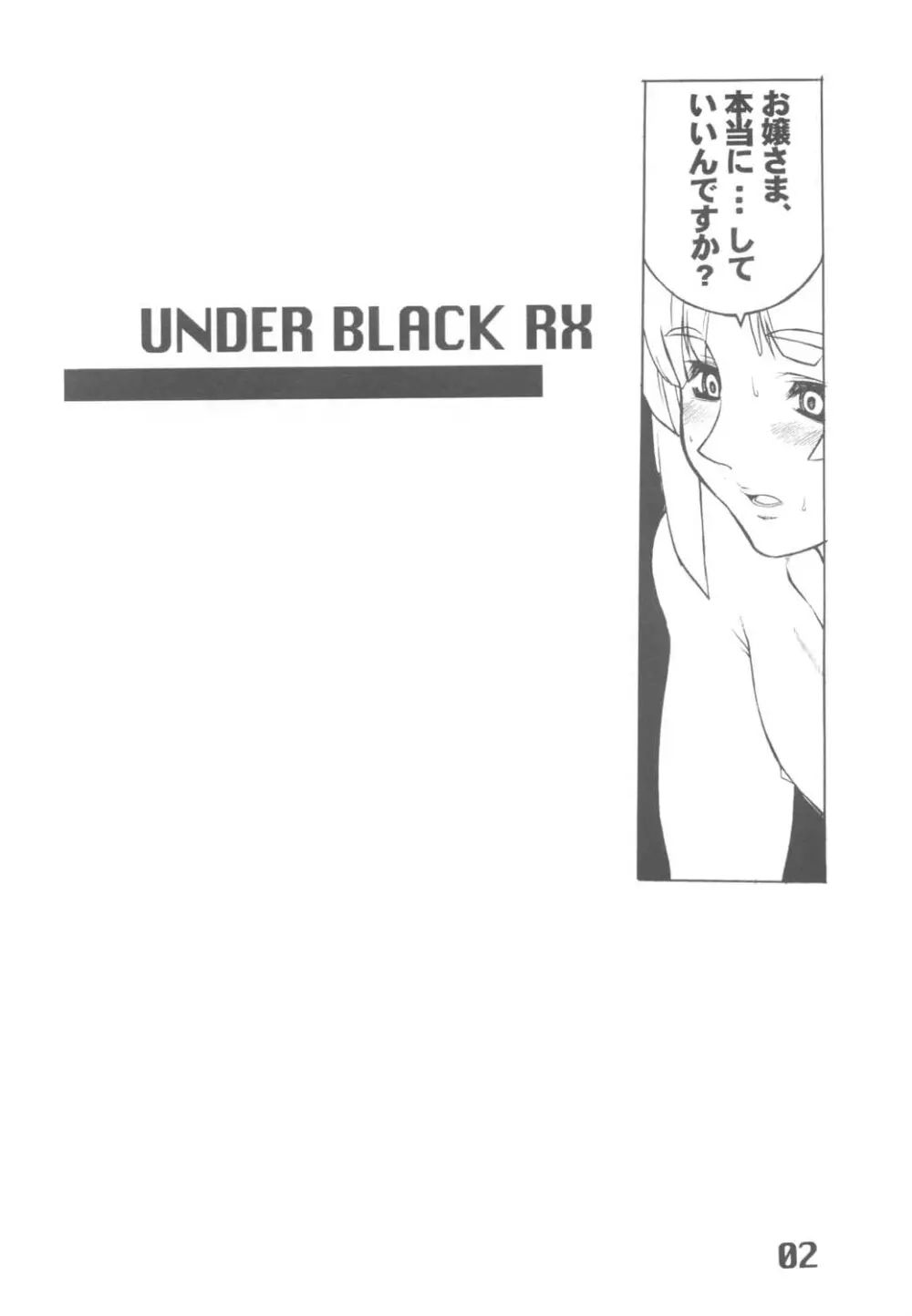 UNDER BLACK RX 3ページ