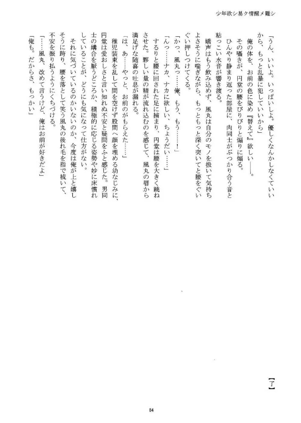 Kirigakure Takaya (Aniki Otokodou) – ×××× Yarouze! (Inazuma Eleven) 84ページ
