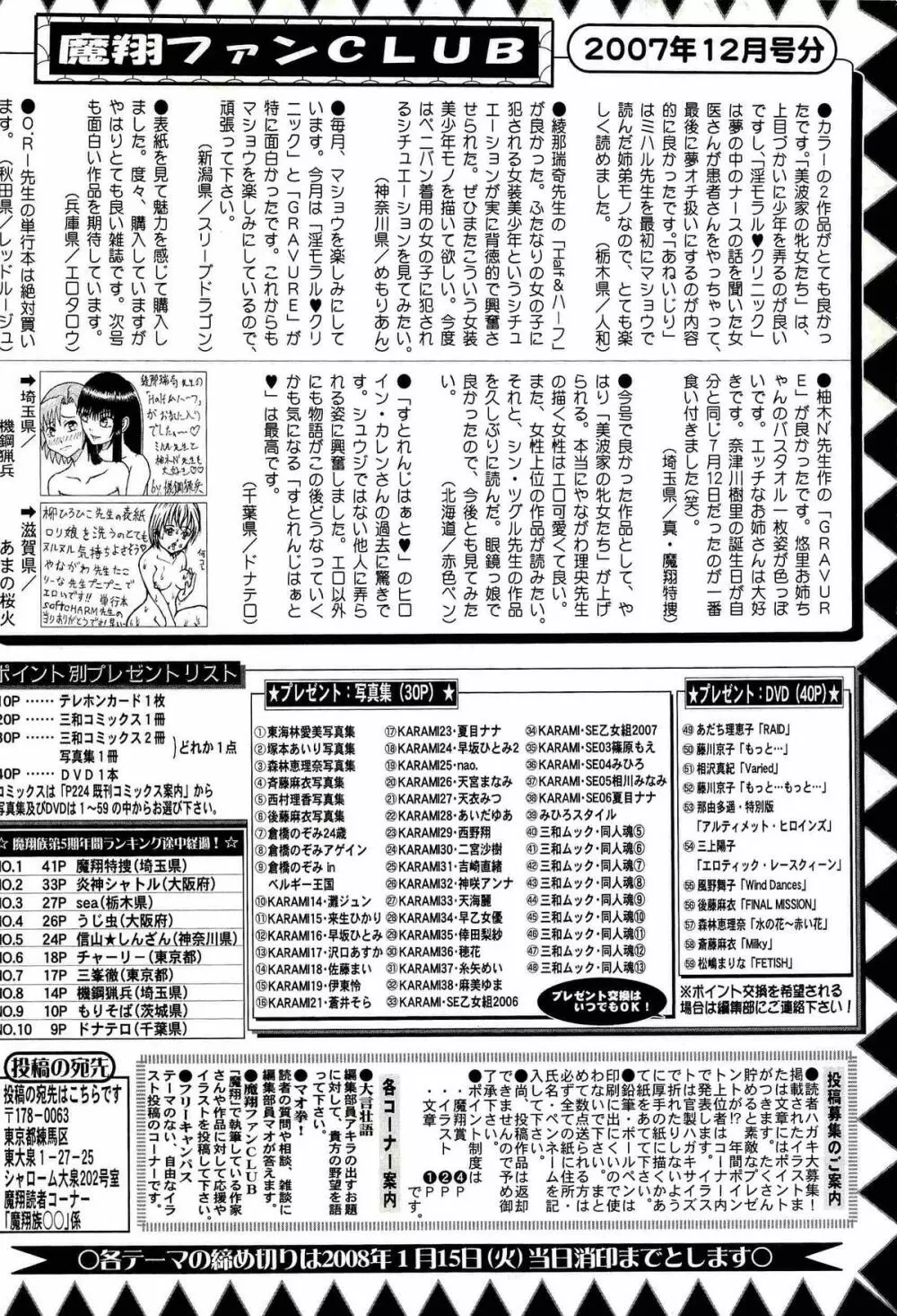 コミック・マショウ 2008年2月号 228ページ