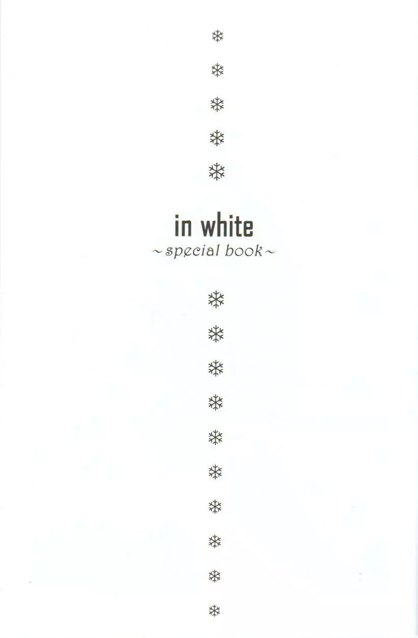 in white 初回限定 ～special book～ 2ページ