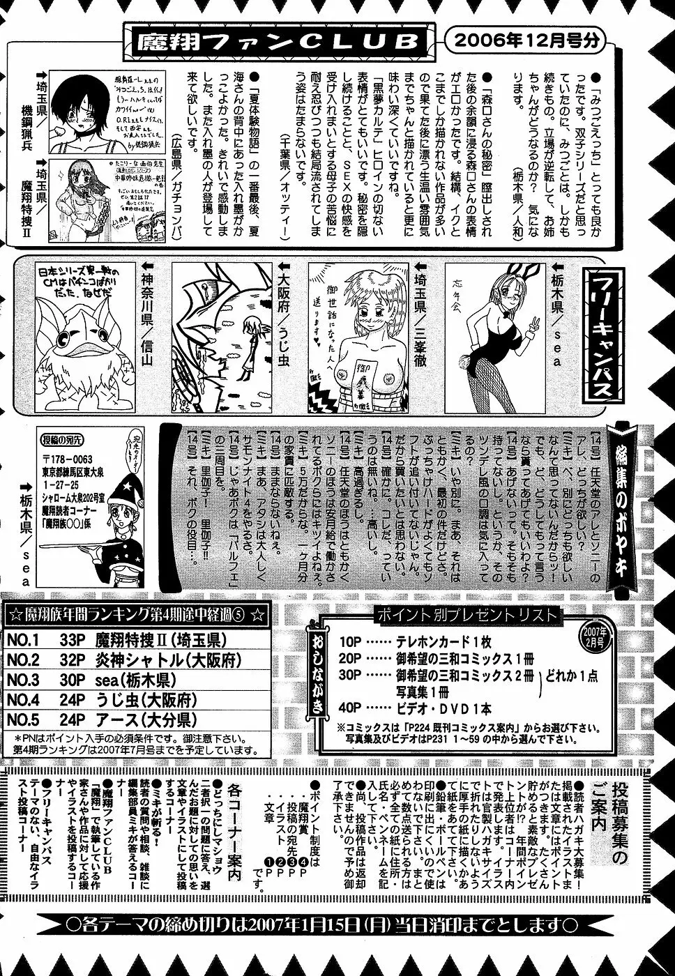 コミック・マショウ 2007年2月号 228ページ