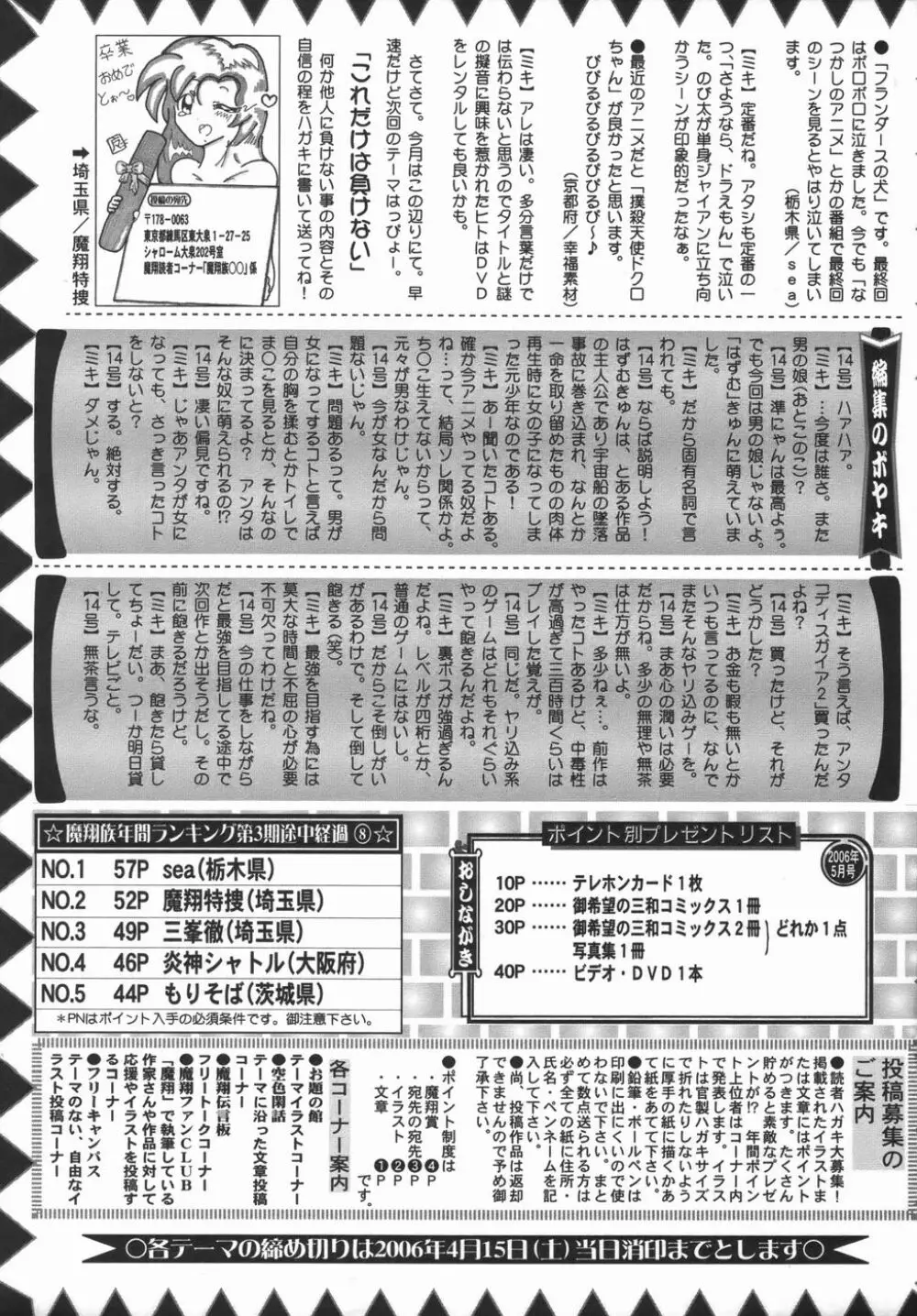 コミック・マショウ 2006年5月号 231ページ