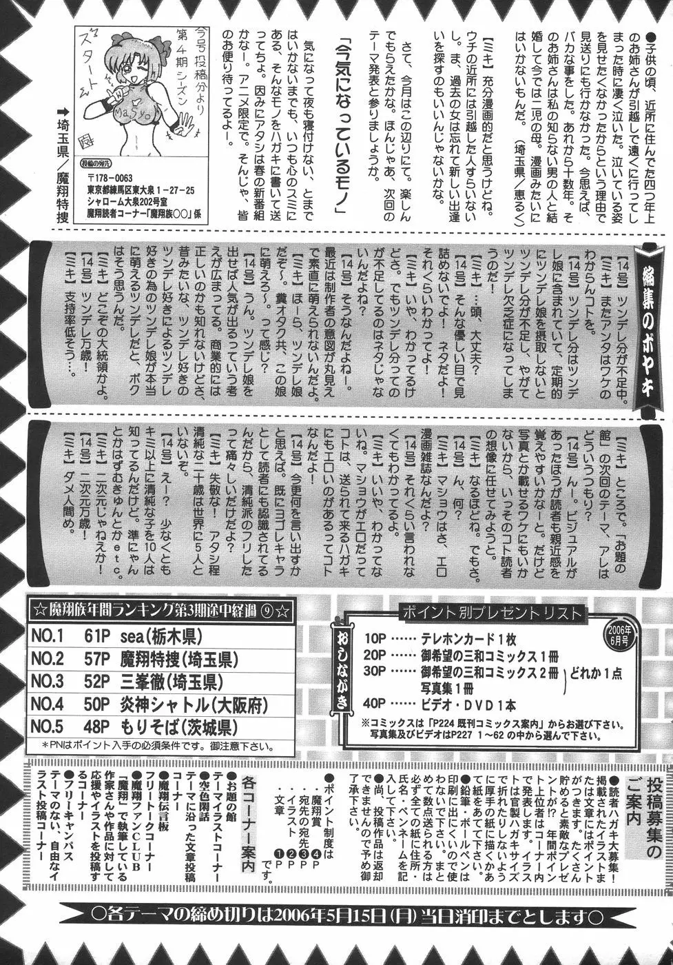 コミック・マショウ 2006年6月号 231ページ