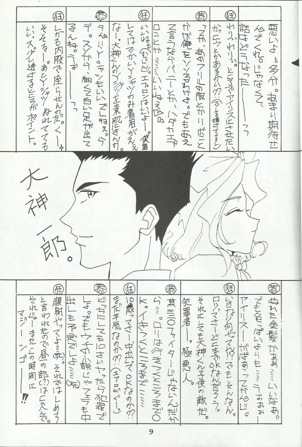 Ohgami Ichiro & iris Chateaubriand doujinshi 10ページ