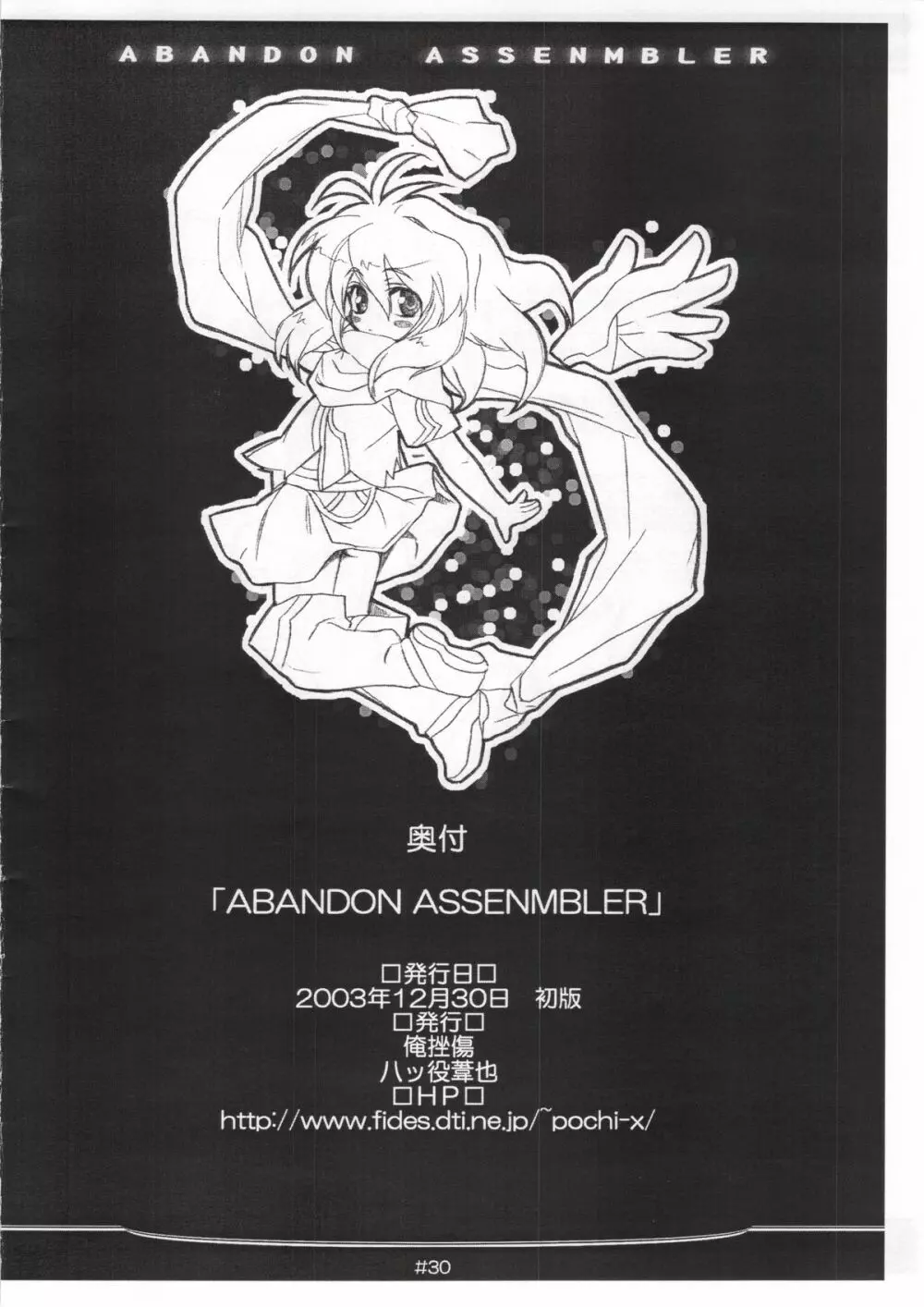 abandon assenmbler 30ページ