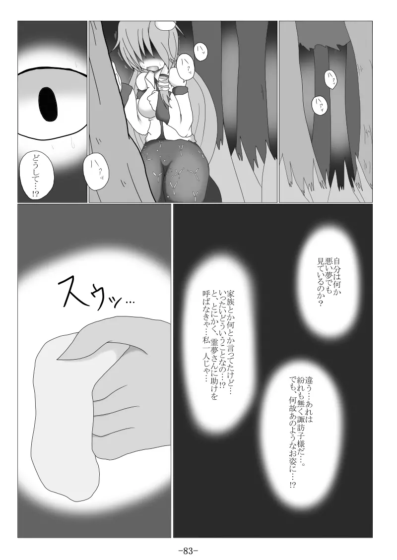 捕まって 丸呑まれて ～幻想ストマック 東方×丸呑みシチュ同人総集編～ 83ページ