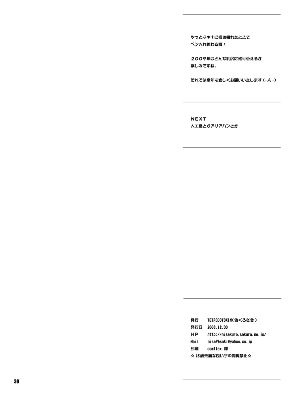 マキナ＆ガーネットと年越しSEX三昧 29ページ
