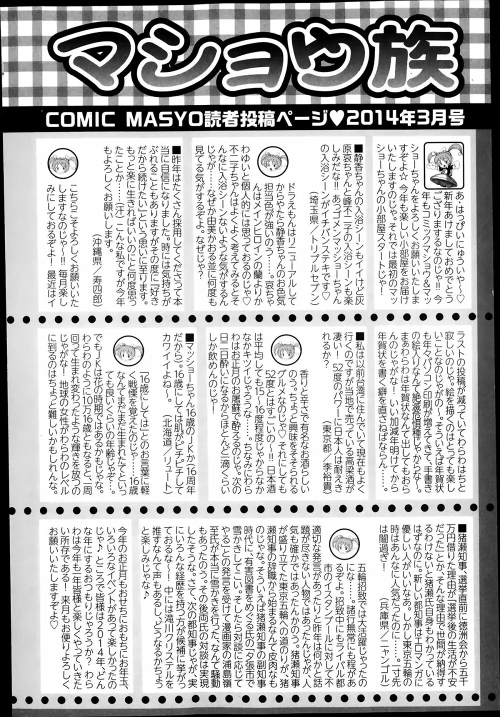コミック・マショウ 2014年3月号 256ページ