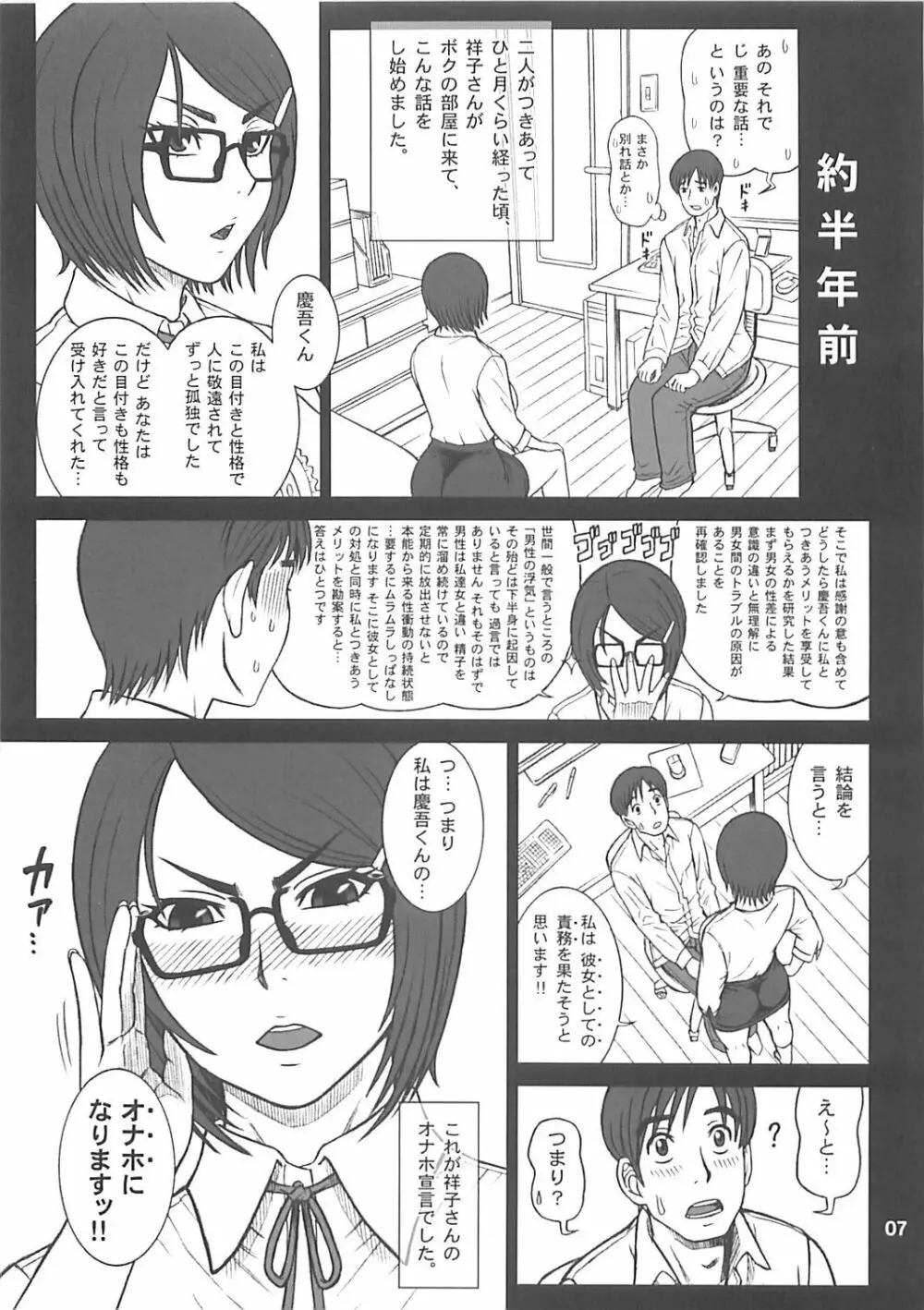 31回転 祥子さんのオナホ ♥ 宣言!! 7ページ