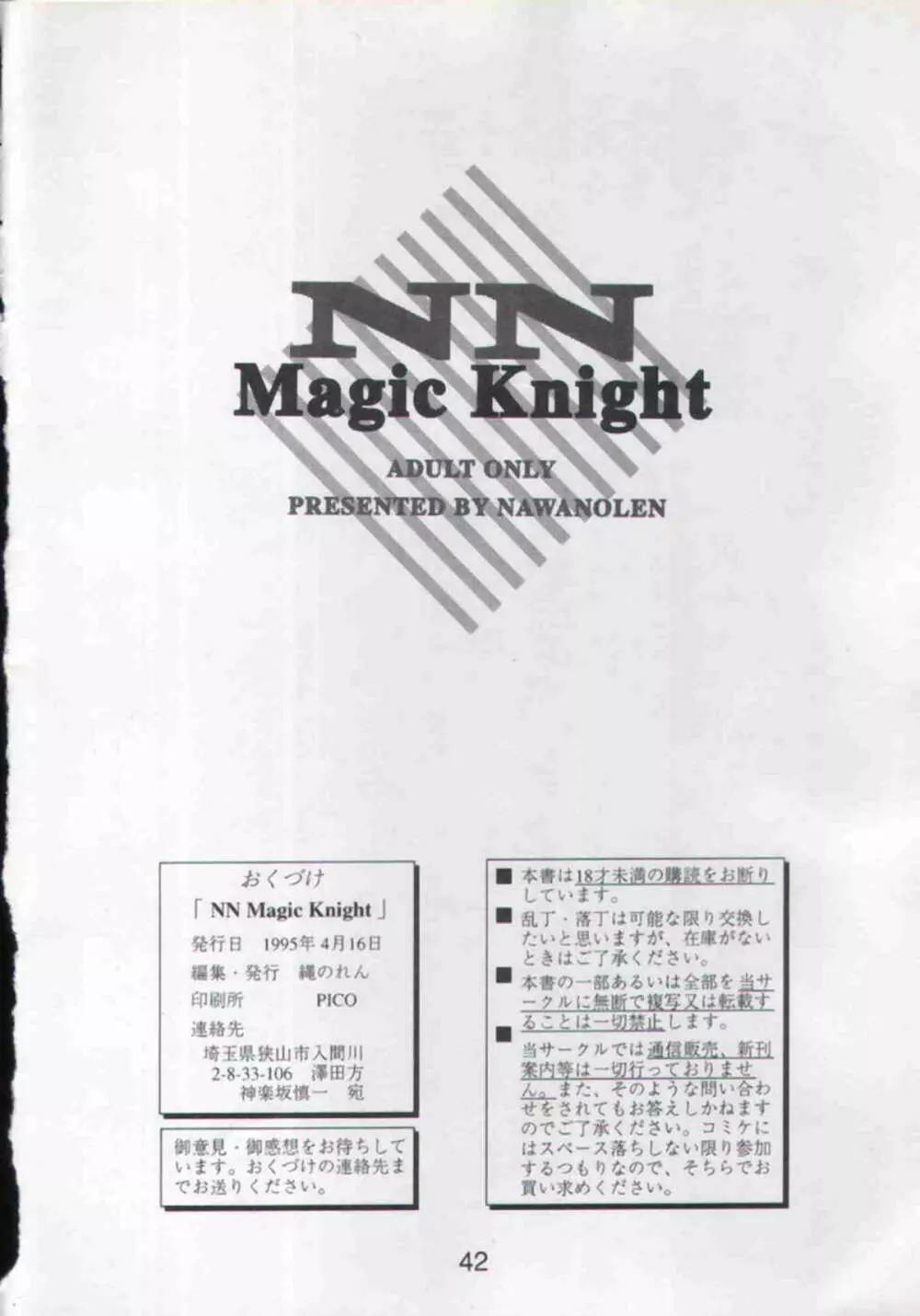 Rayearth – NN Magic Knight 41ページ