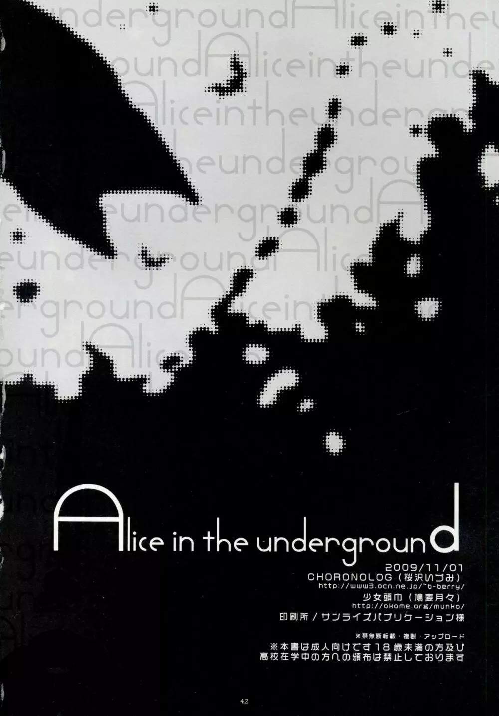 Alice in the underground 40ページ