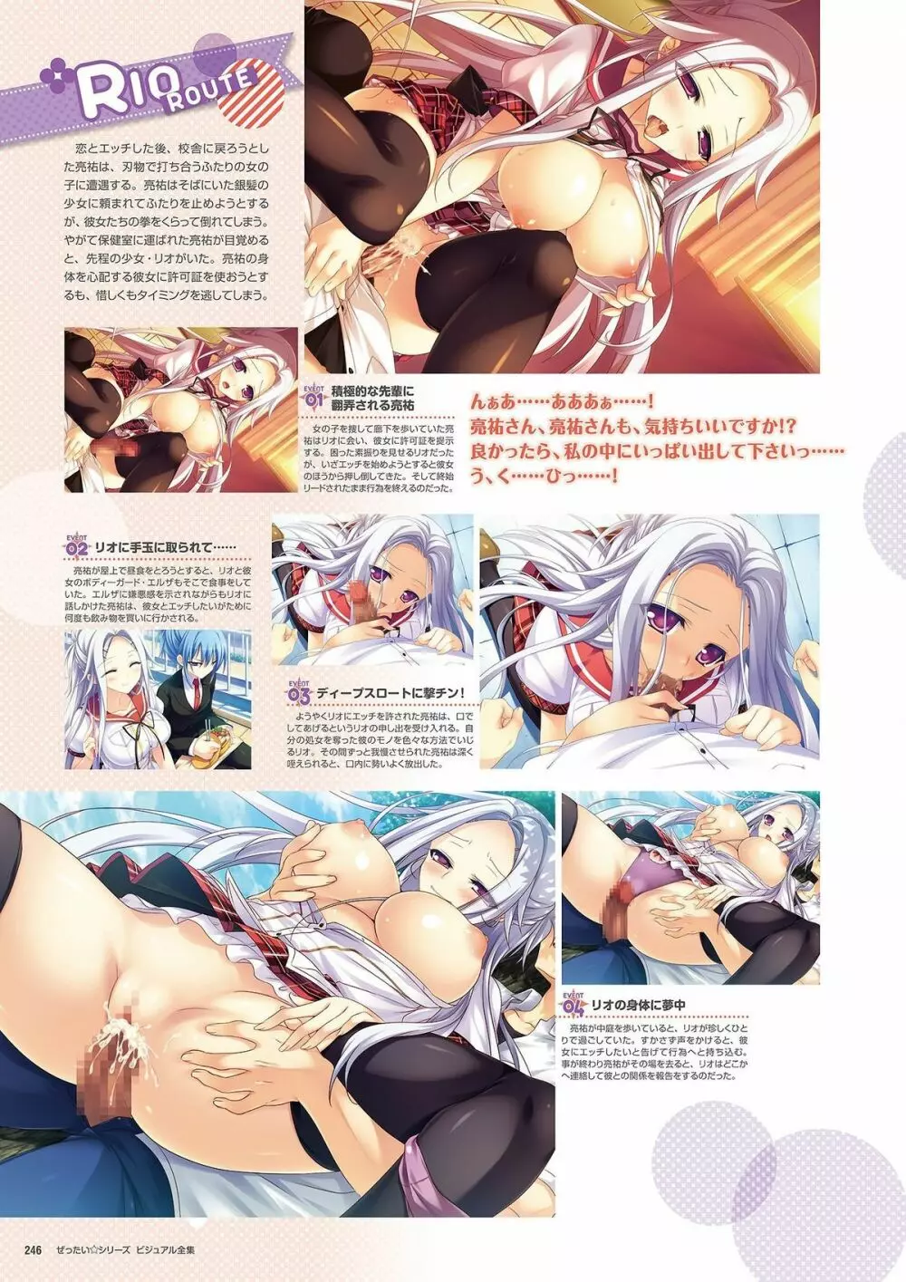 ぜったい☆シリーズ ビジュアル全集 243ページ