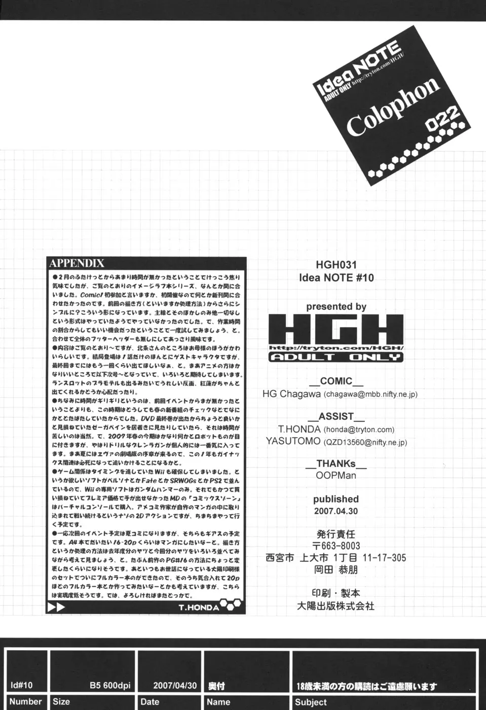 COMIC1☆01) [HGH (HG茶川)] Idea NOTE #10 Fallin’ Angel (コードギアス 反逆のルルーシュ) 22ページ
