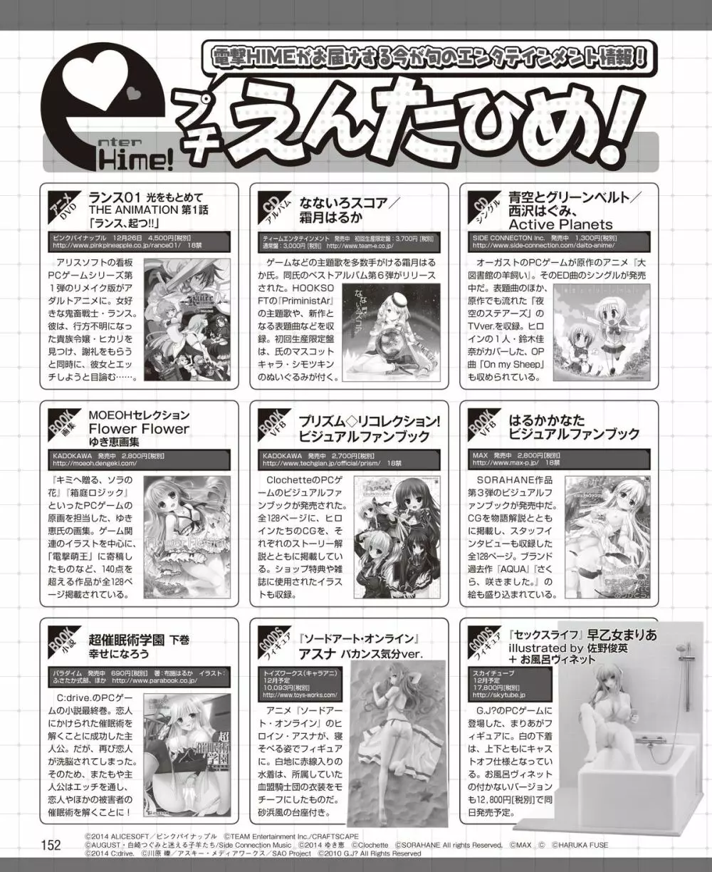 電撃姫 2015年1月号 135ページ