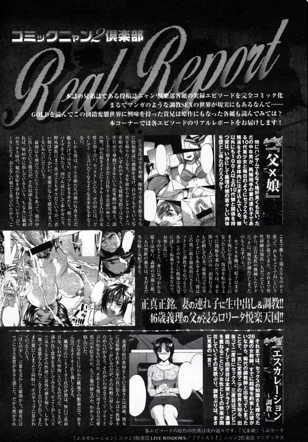 コミック ニャン2倶楽部 GOLD 2007 Vol.1 312ページ