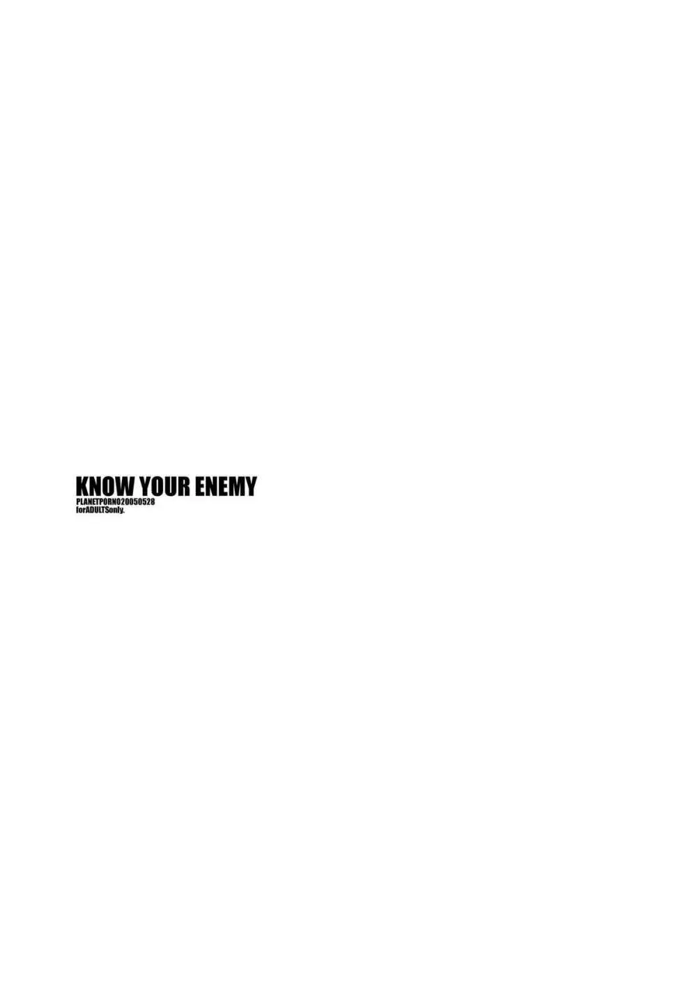 KNOW YOUR ENEMY 2ページ