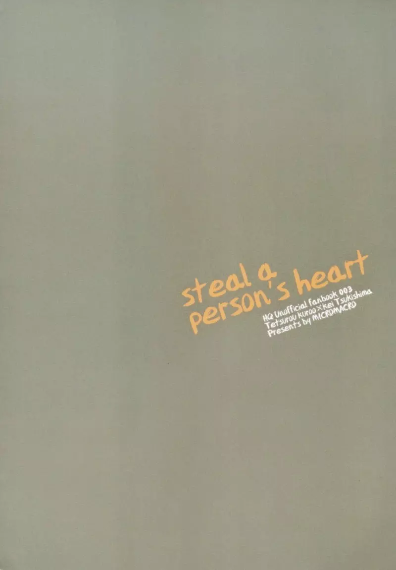 steal a person’s heart 46ページ