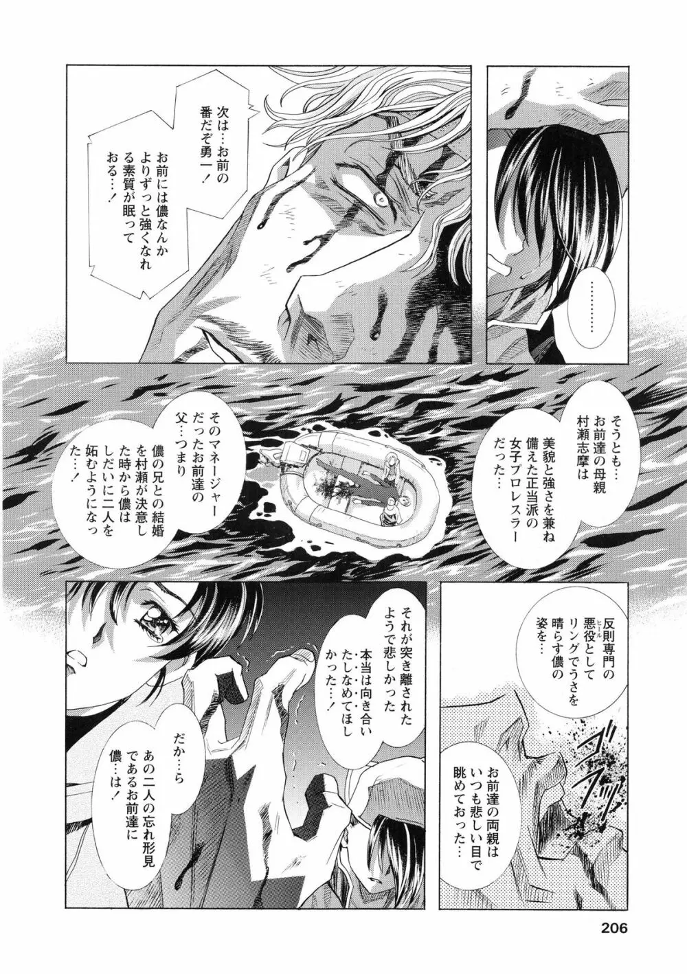かわらじま晃スペシャル モノクローム＆カラーズ 214ページ