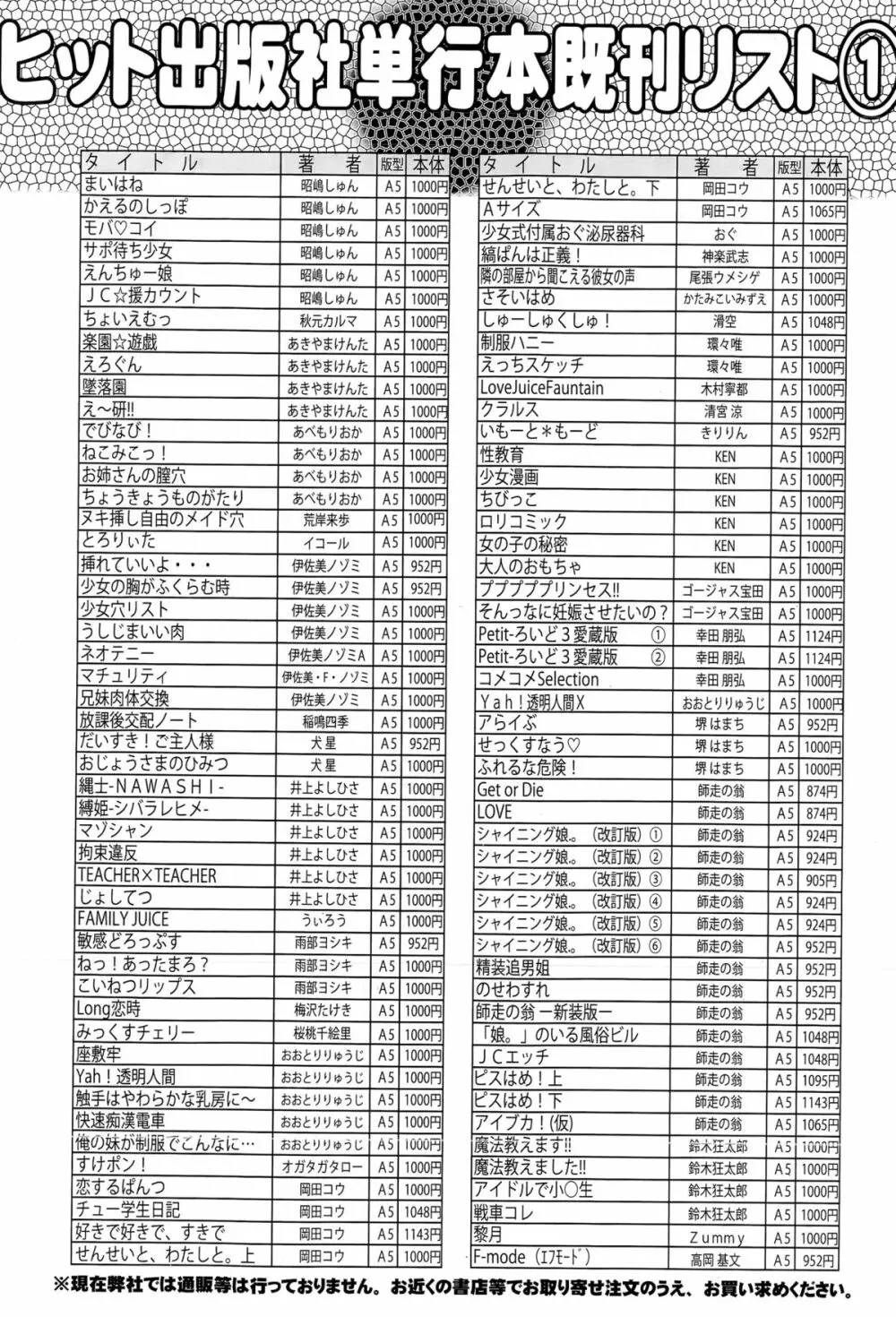 COMIC阿吽 2015年4月号 447ページ