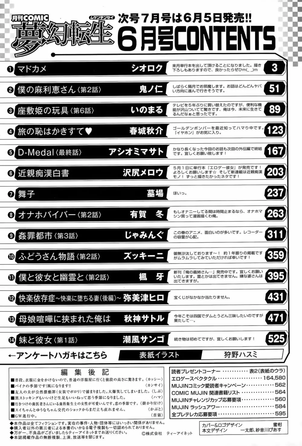 COMIC 夢幻転生 2015年6月号 598ページ