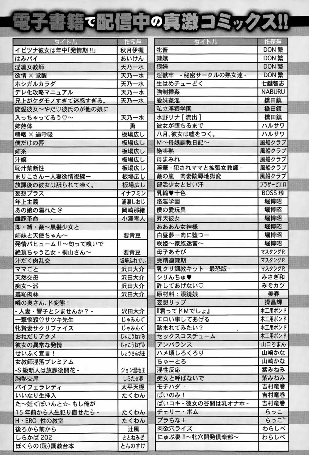 COMIC 真激 2015年11月号 328ページ