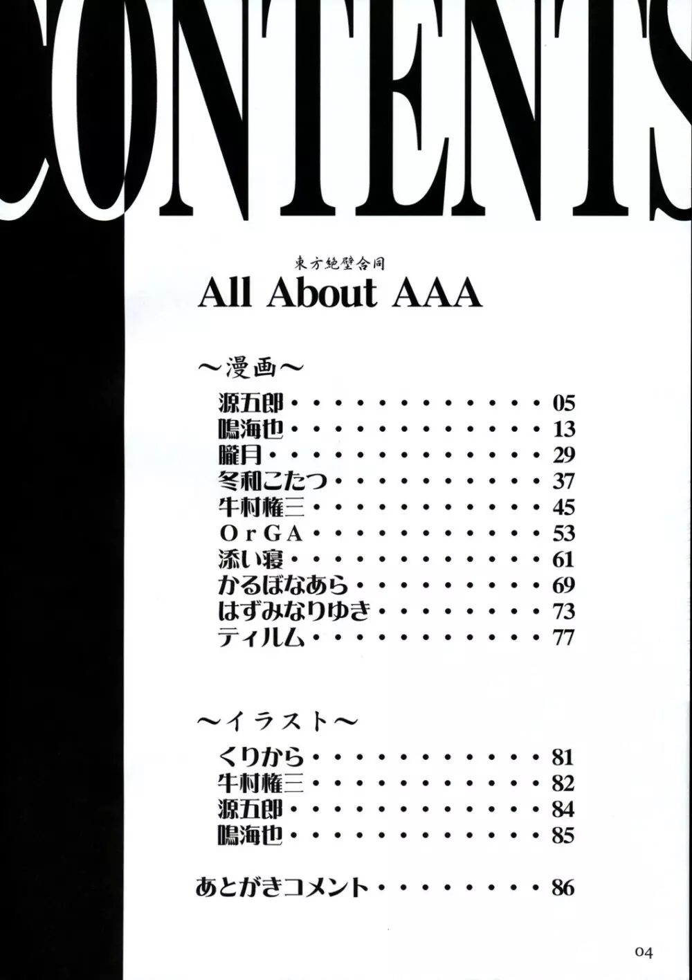 All About AAA 3ページ