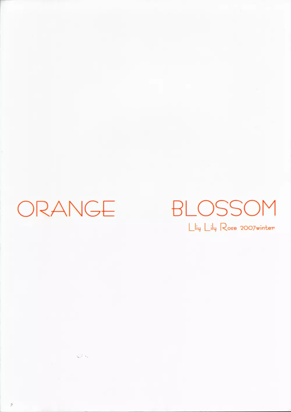 ORANGE BLOSSOM 38ページ