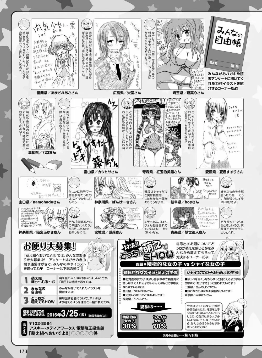 電撃萌王 2016年4月号 169ページ
