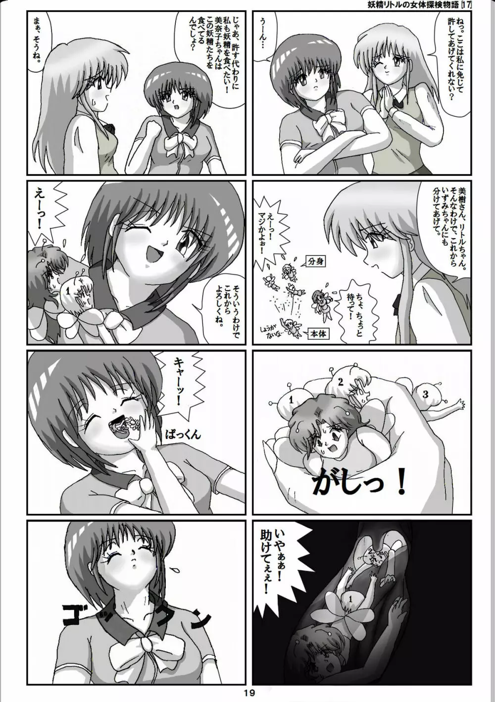 妖精リトルの女体探検物語 17 19ページ