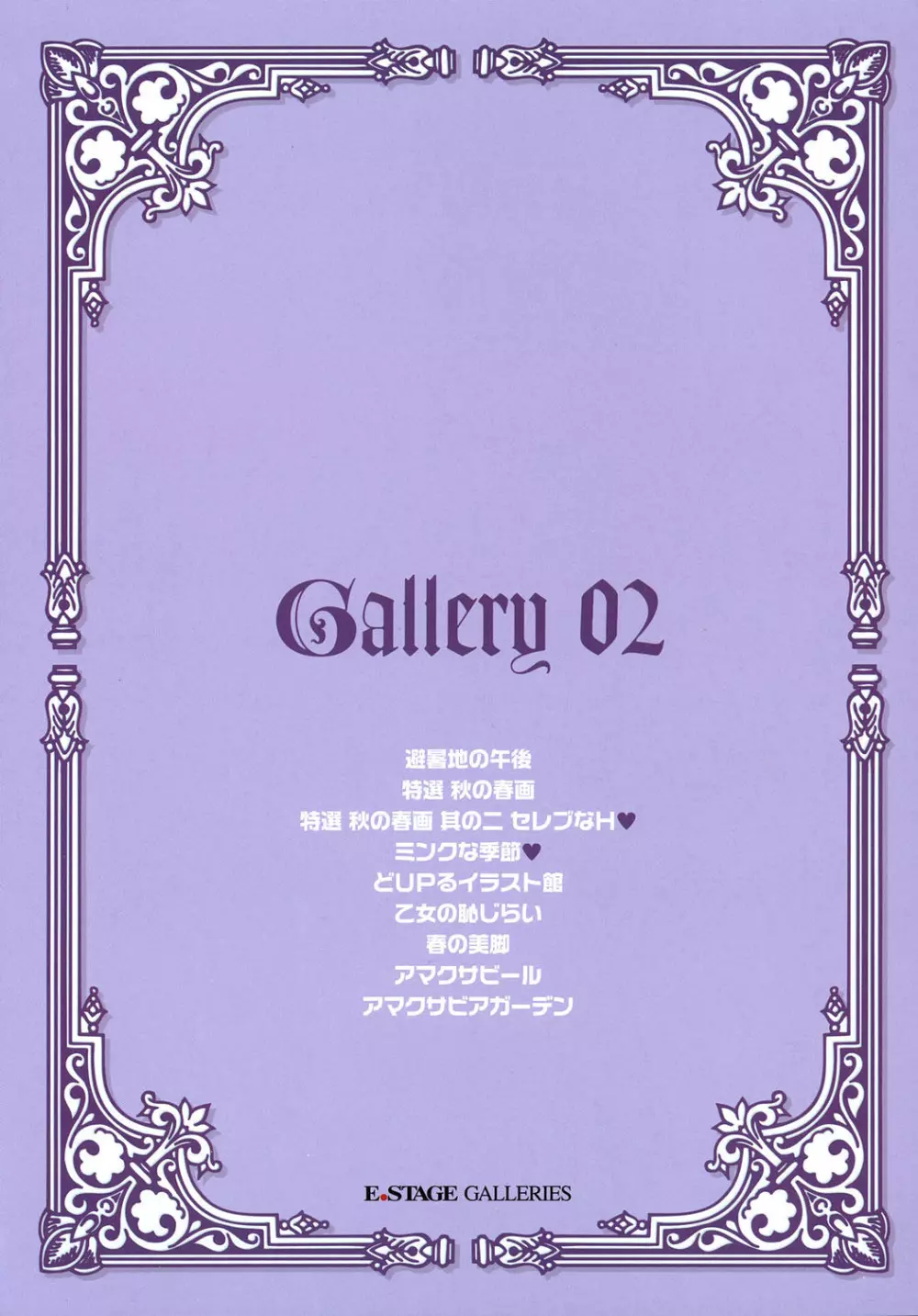 E.STAGE GALLERIES 38ページ