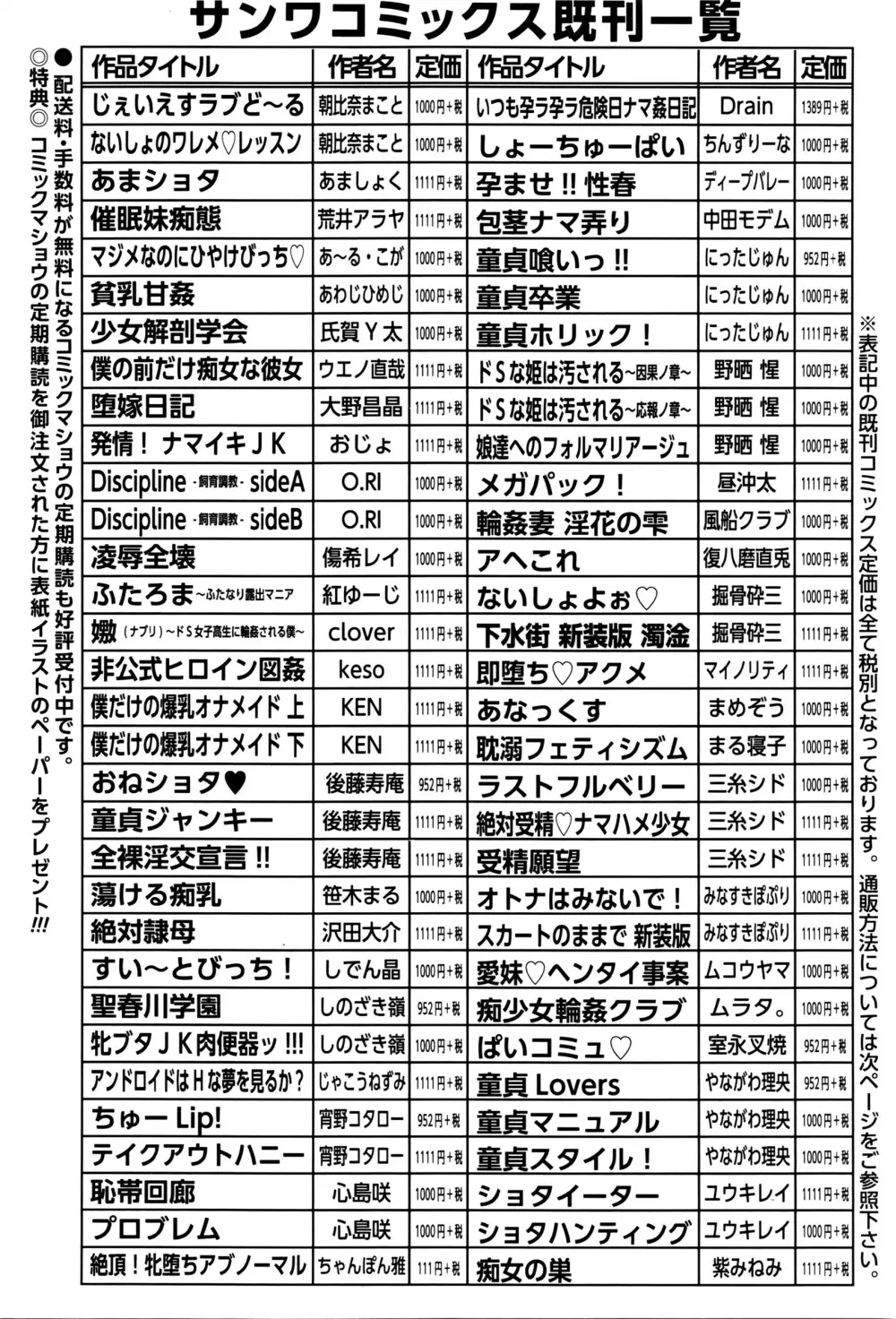 コミック・マショウ 2016年5月号 285ページ