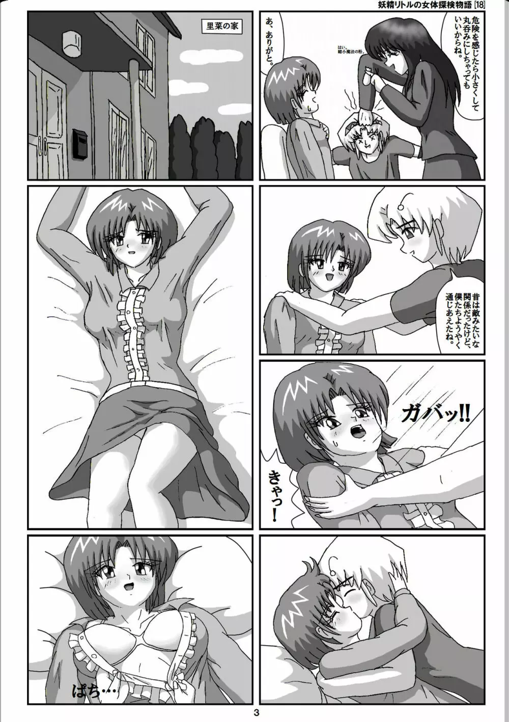 妖精リトルの女体探検物語 18 3ページ