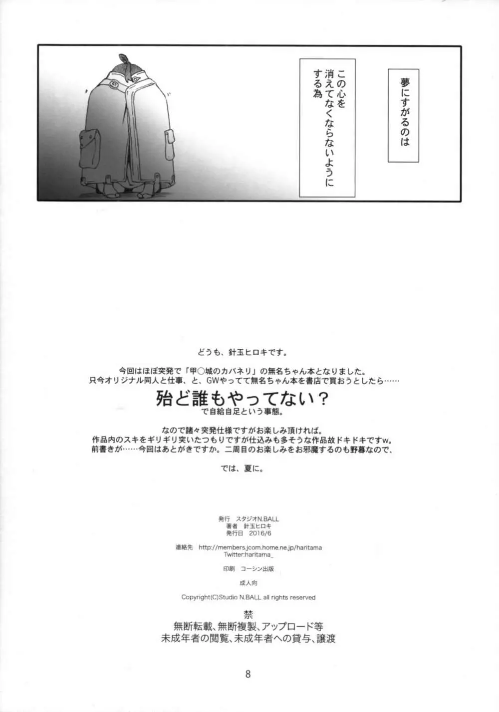 無名ノ夢ノ名 8ページ