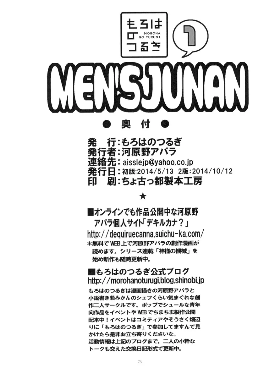 MEN’S JUNAN 1 78ページ