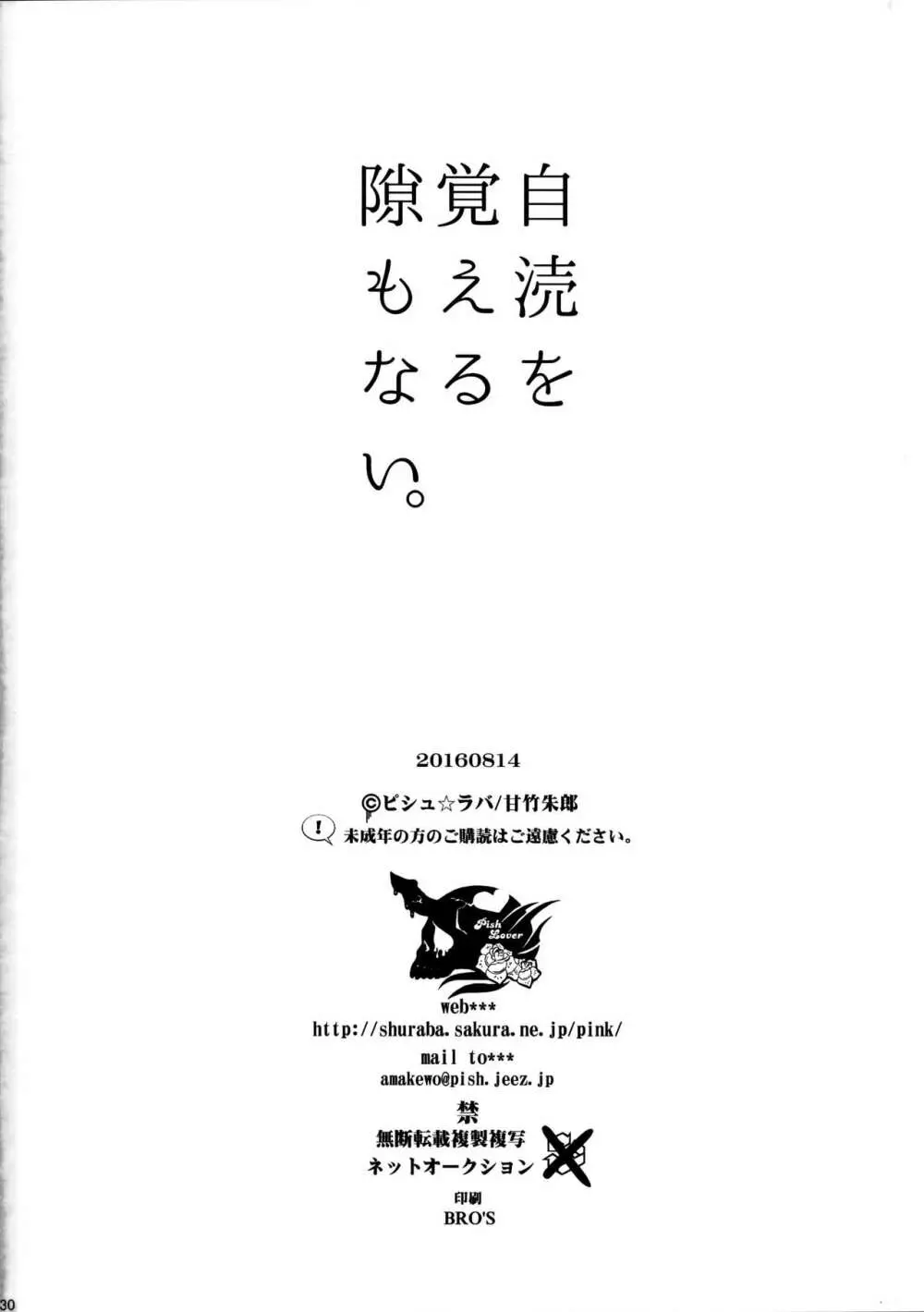 自涜を覚える隙もない。 29ページ