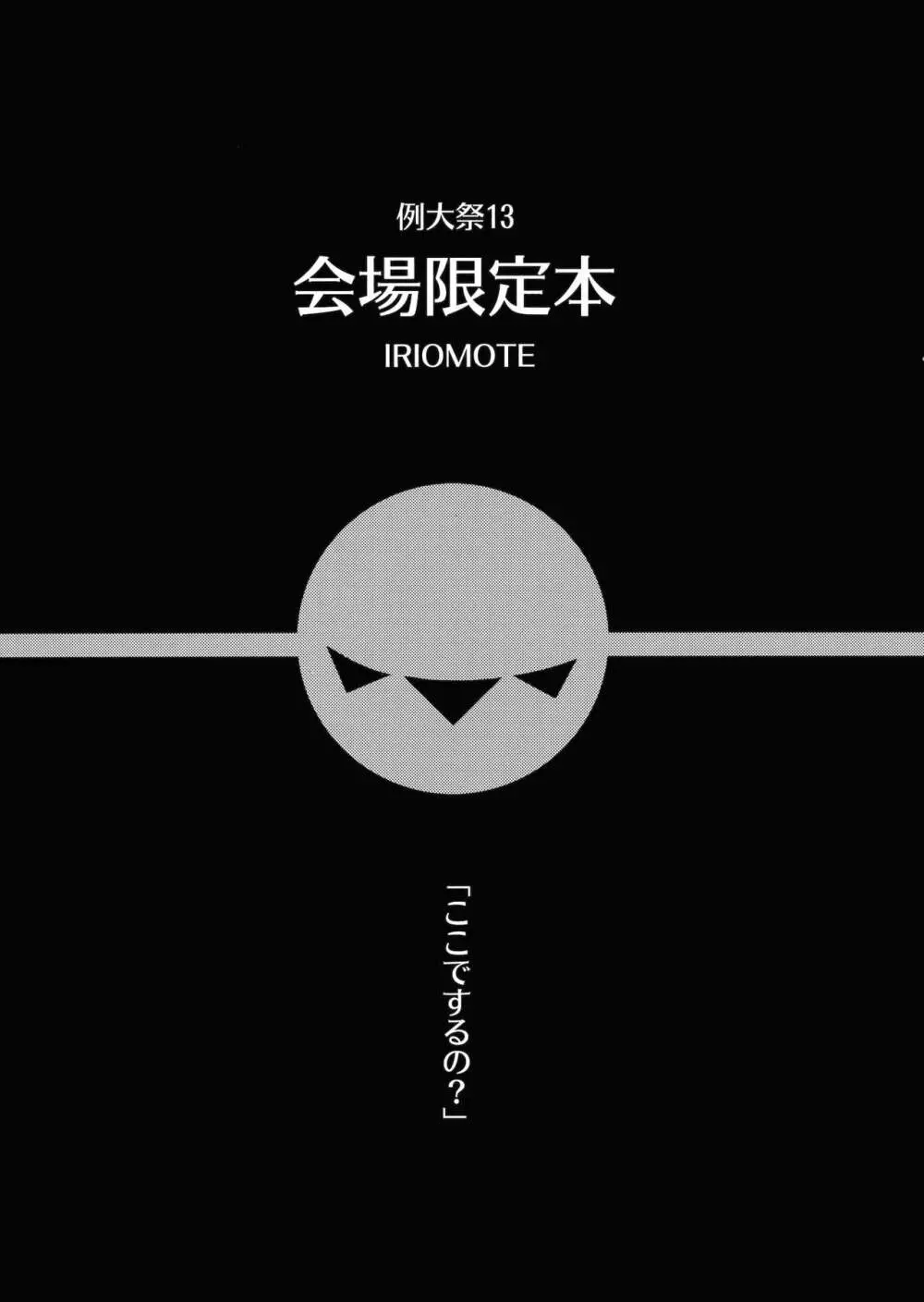 例大祭13 会場限定本 1ページ