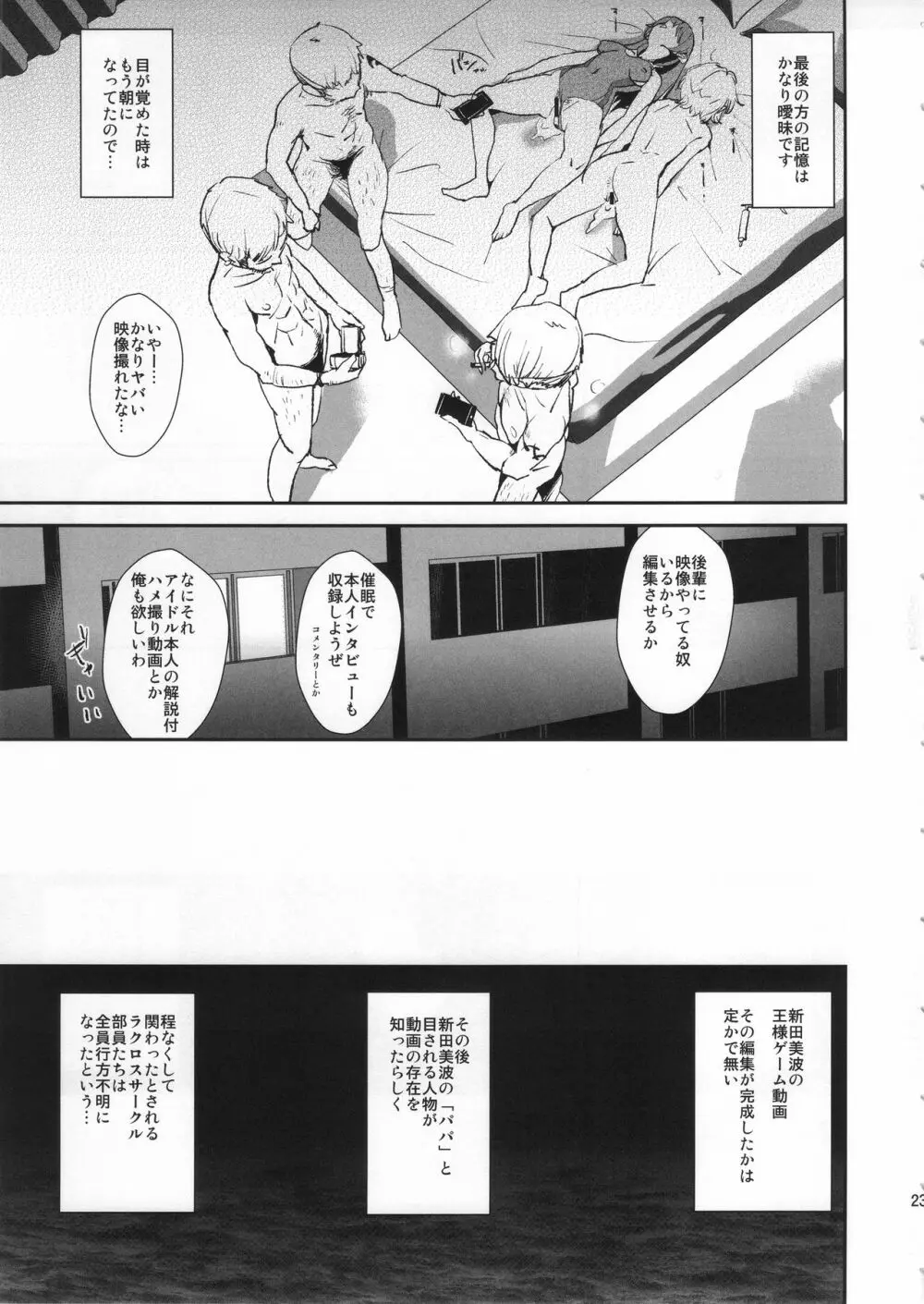 新田美波の催眠ドスケベ王様ゲーム 22ページ