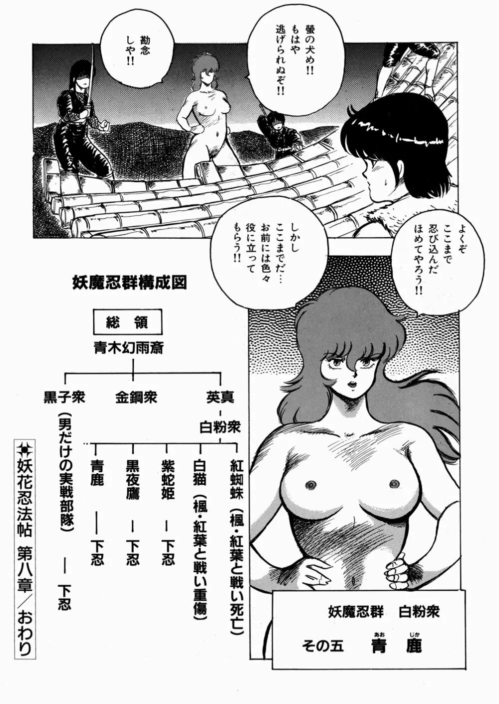 妖花忍法帖・天之巻 135ページ